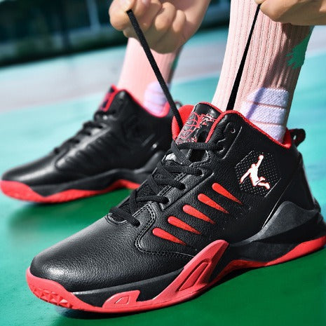 Herren Performance-Basketballschuhe mit gepolsterter Knöchelmanschette und griffiger Courtsohle Drune