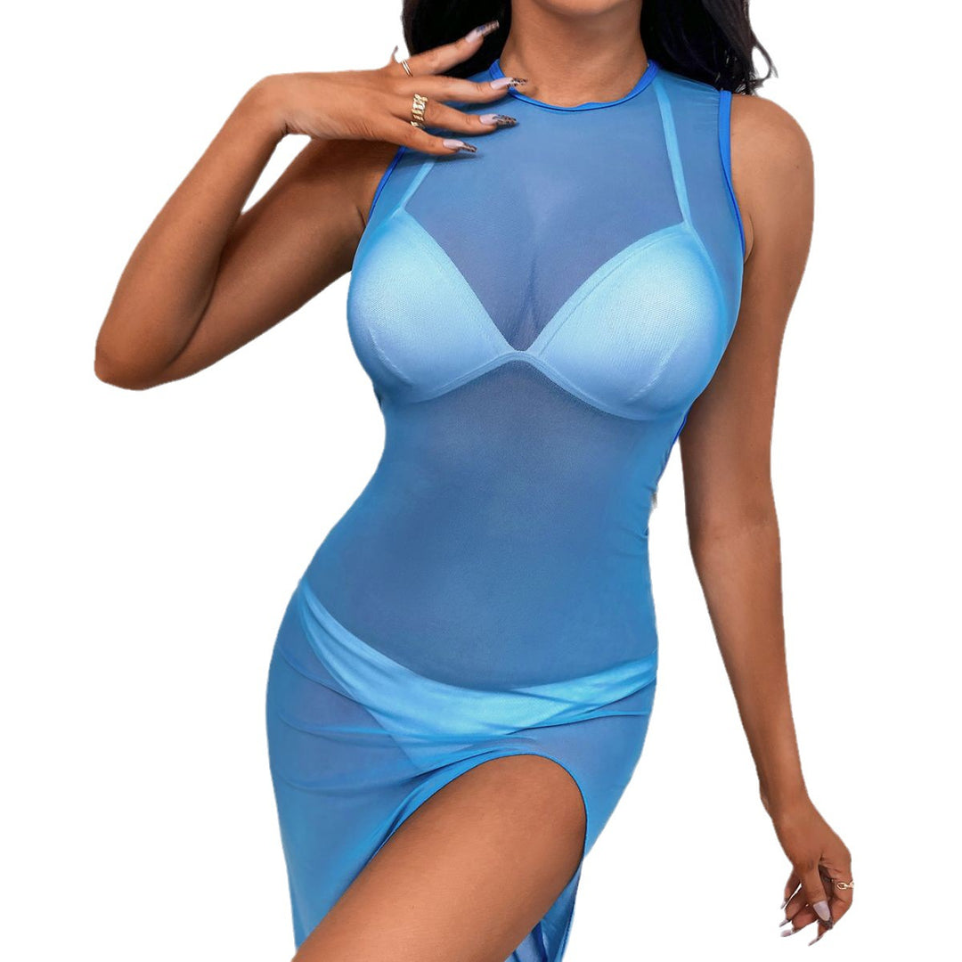 Damen Elegantes und transparentes Sommerkleid von Drune