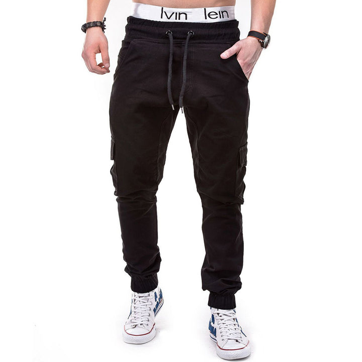 Herren cargo Jogginghose mit elastischem Bund und praktischen Seitentaschen Drune