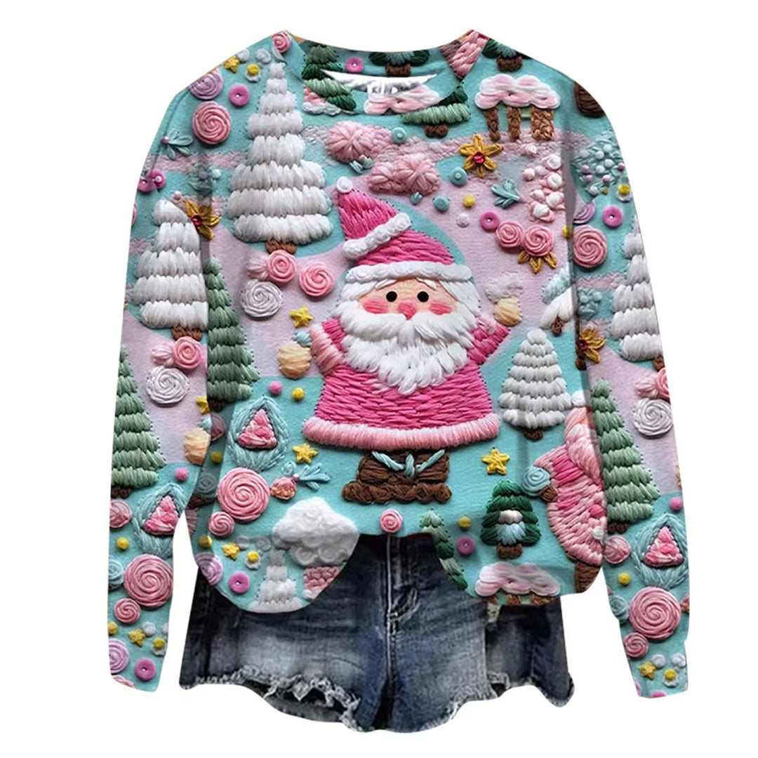 Damen Verspielter Weihnachts-Pullover Drune