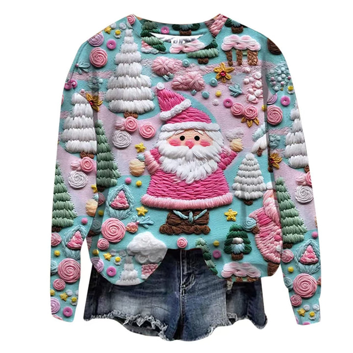 Damen Verspielter Weihnachts-Pullover Drune