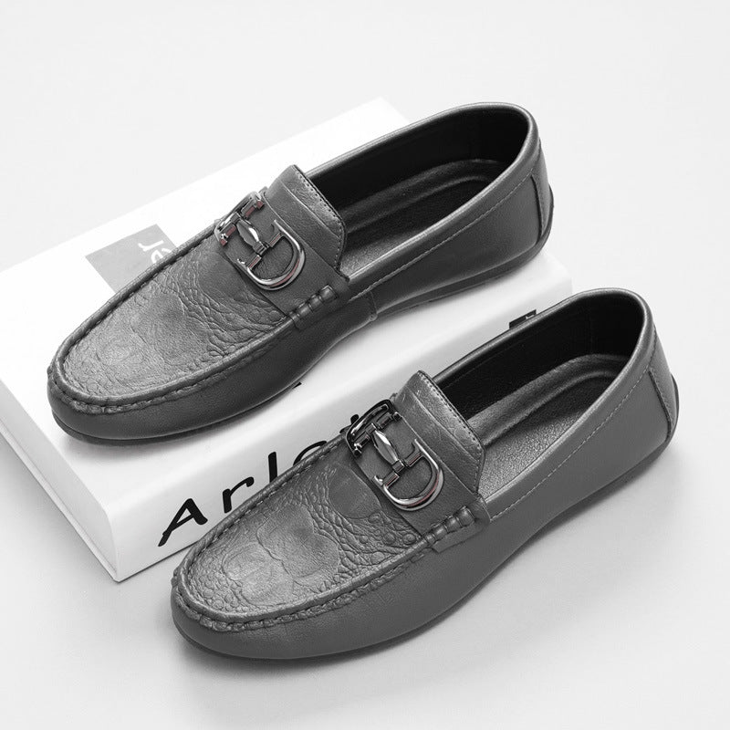 Herren Elegante Mokassins mit Metallakzent Drune