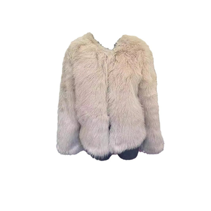 Damen Kuschelige Kunstfleecejacke Drune