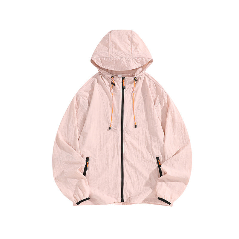 Herren Leichte Outdoorjacke mit Kapuze und praktischen Reißverschlusstaschen Drune