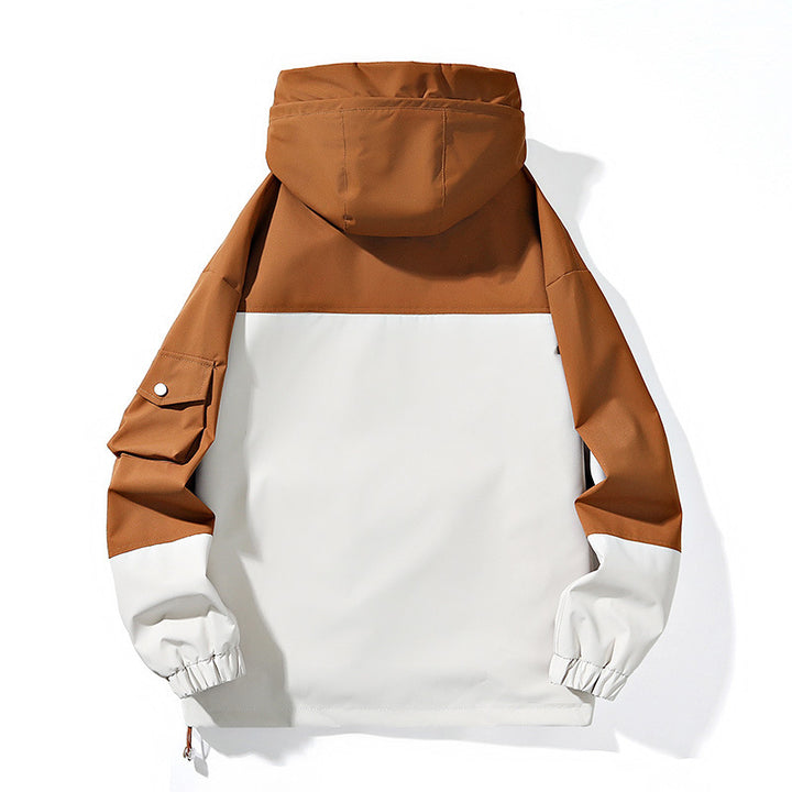 Damen Modische Freizeitjacke mit hohem Kragen Drune