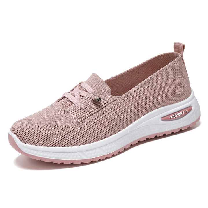 Damen Sportliche Sneaker mit elastischem Strick-Obermaterial und dämpfender Sohle Drune