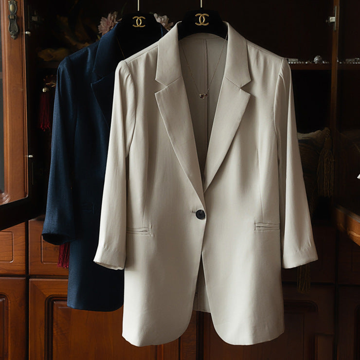 Damen Eleganter Blazer mit hochmodernem Schnitt Drune