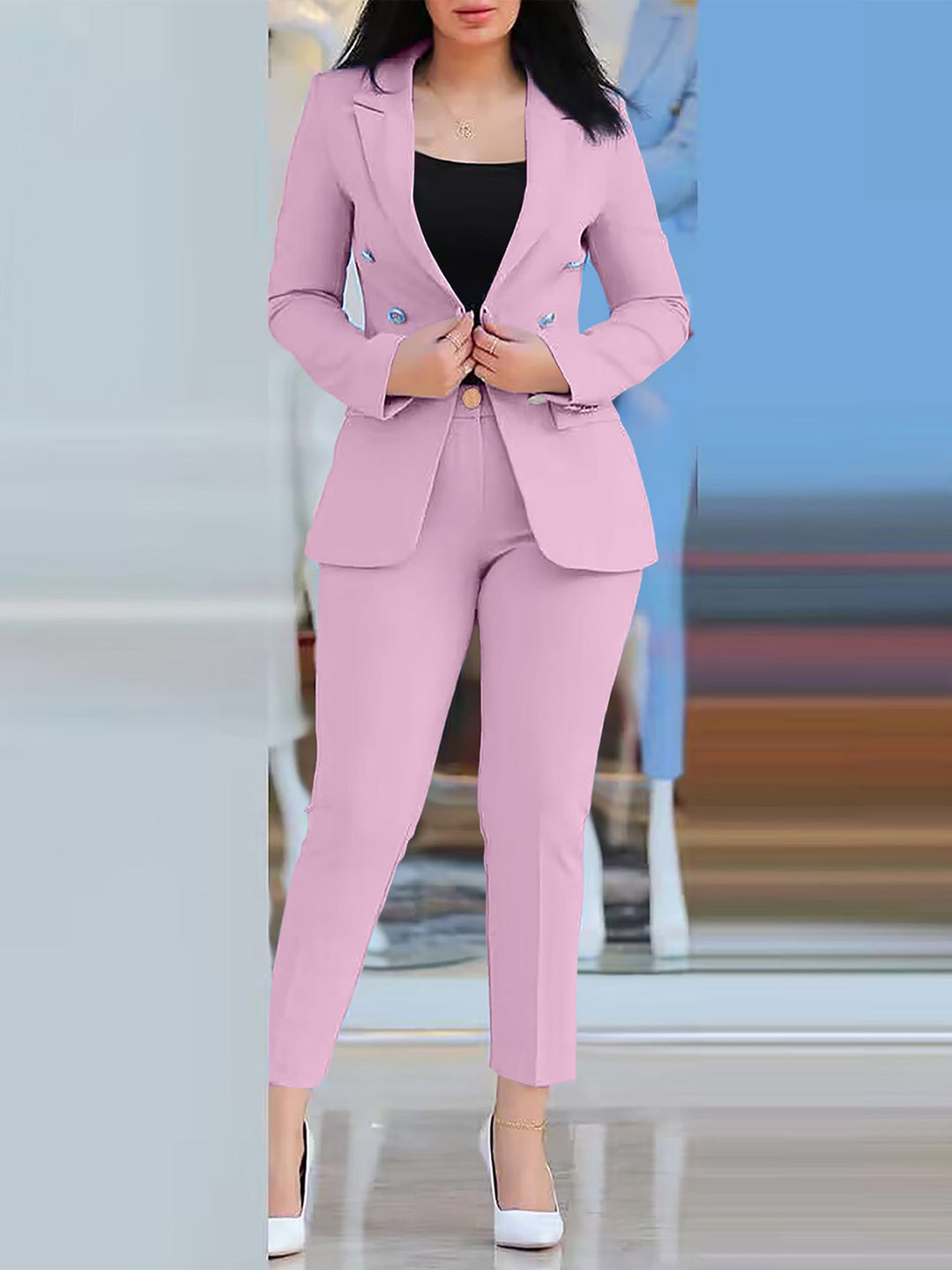 Damen Anzugjacke mit passenden Hose Drune