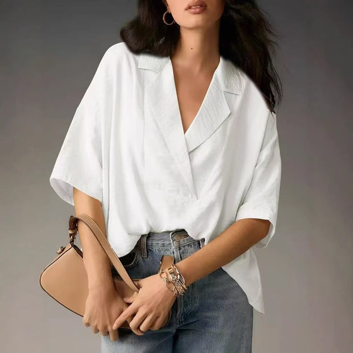 Damen Oversized Bluse Drune
