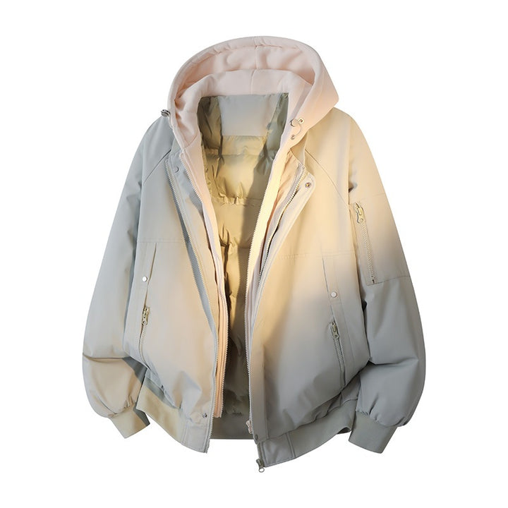 Herren Wasserabweisende Layering-Bomberjacke mit herausnehmbarer Kapuzen-Innenjacke Drune