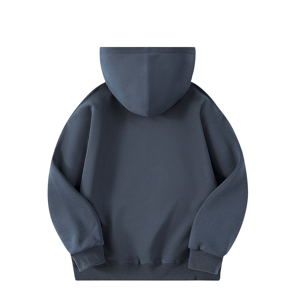 Unisex Minimalistischer Oversize-Kapuzenpullover mit French‑Terry-Qualität und verstärkten Nähten Drune