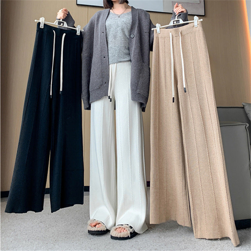Damen Weit geschnittene Freizeithose mit elastischem Bund und praktischen Taschen Drune