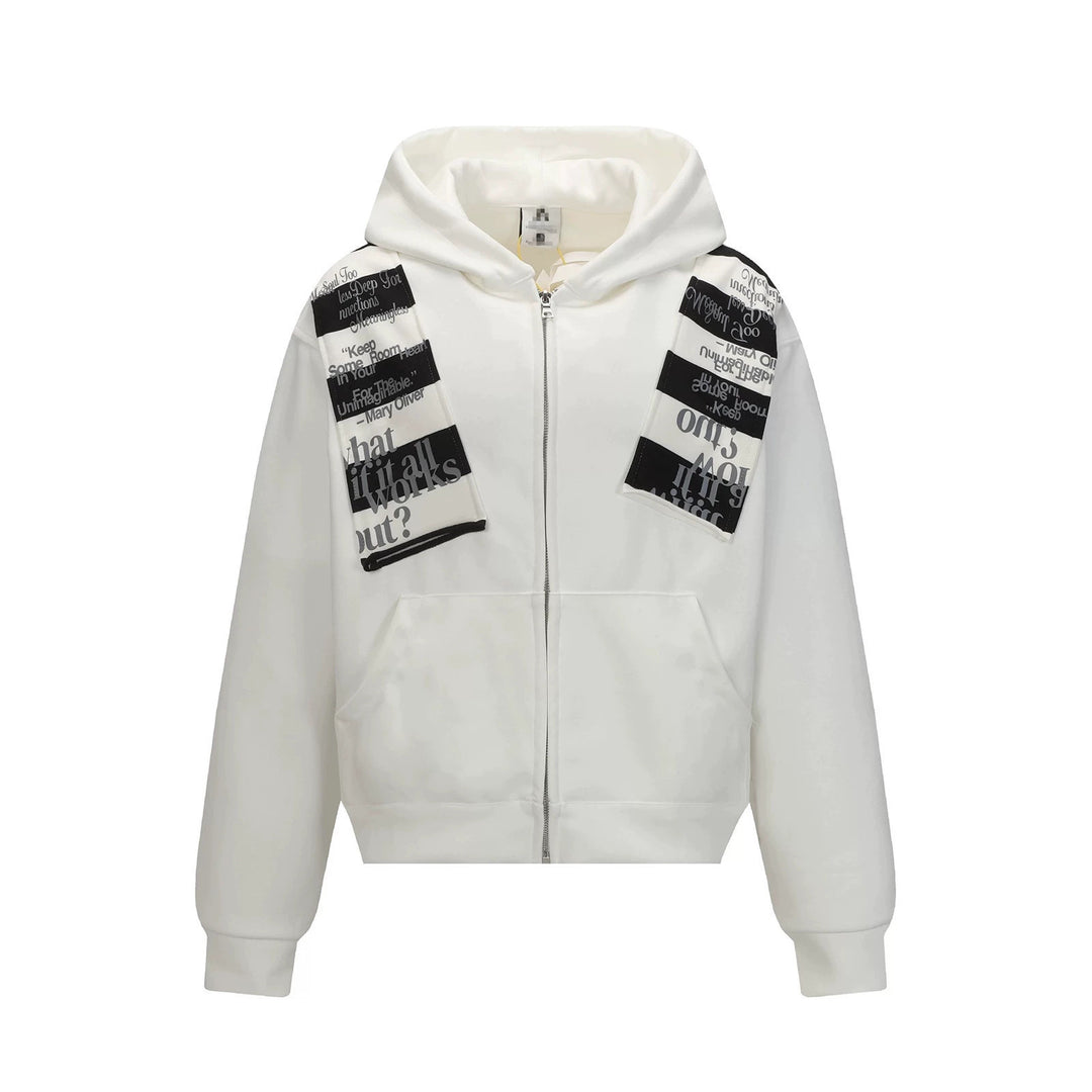 Damen Trendiger Kapuzenpullover mit grafischen Akzenten Drune