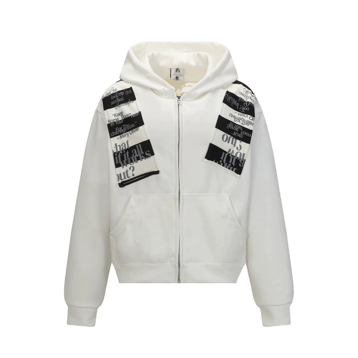 Damen Trendiger Kapuzenpullover mit grafischen Akzenten Drune