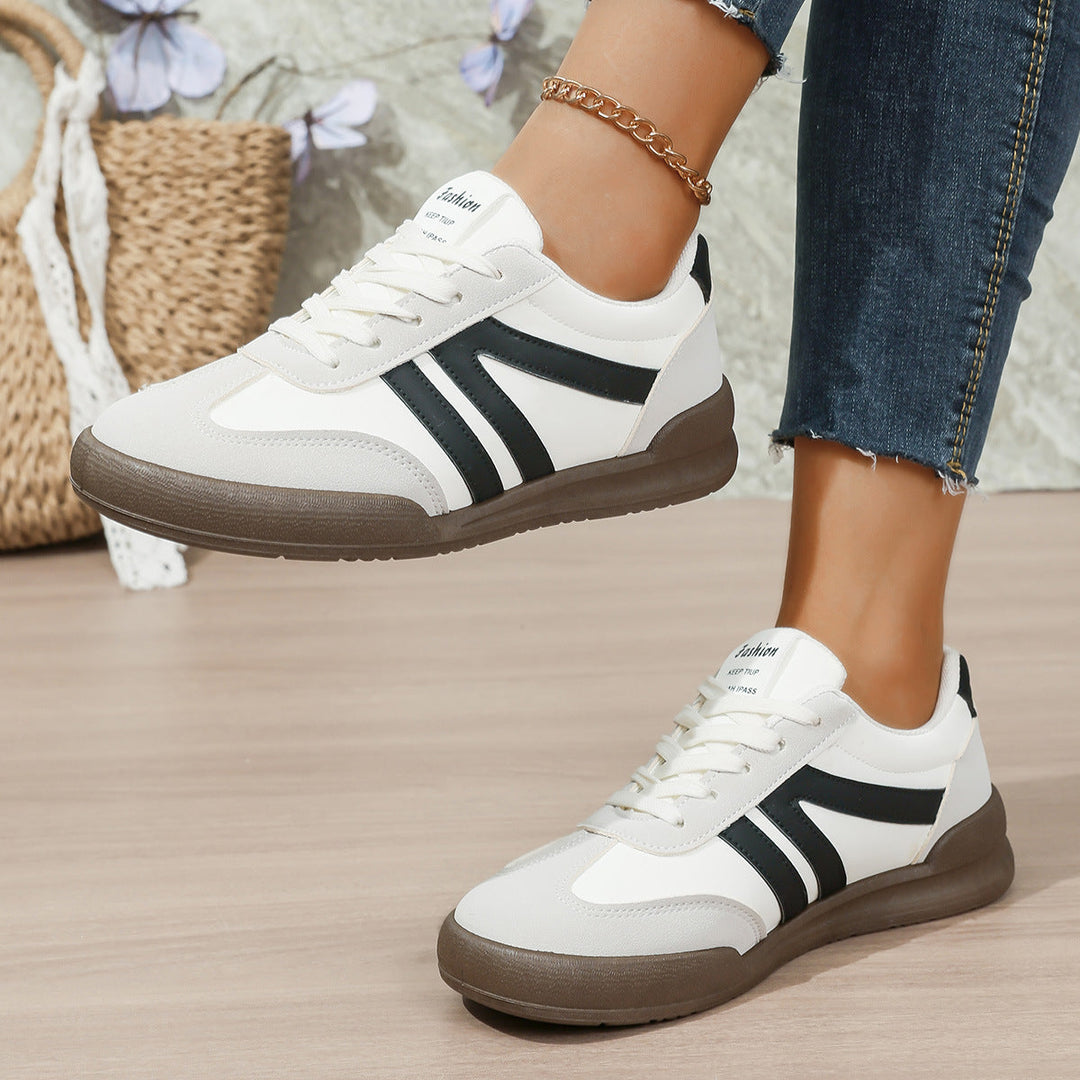 Damen Freizeit-Sneaker mit atmungsaktiver Obermaterialkombination und rutschfester Sohle Drune