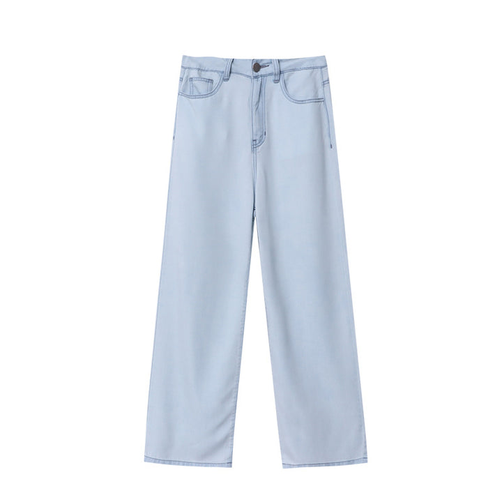 Damen weite High-Waist Jeans im lässigen Schnitt und nachhaltigem Denim Drune