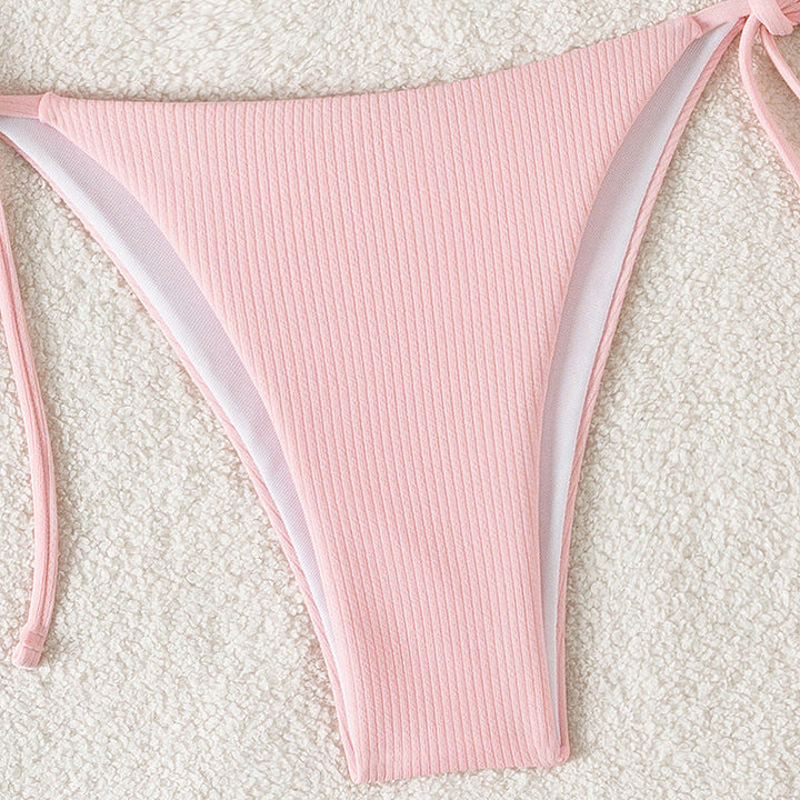 Damen Triangel-Bikini mit verstellbaren Riemen und raffinierten Details Drune