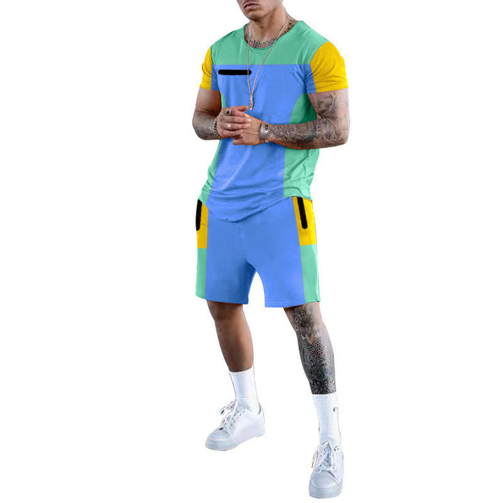Herren Sportliches Freizeit-Set mit atmungsaktivem Design und praktischen Taschen Drune