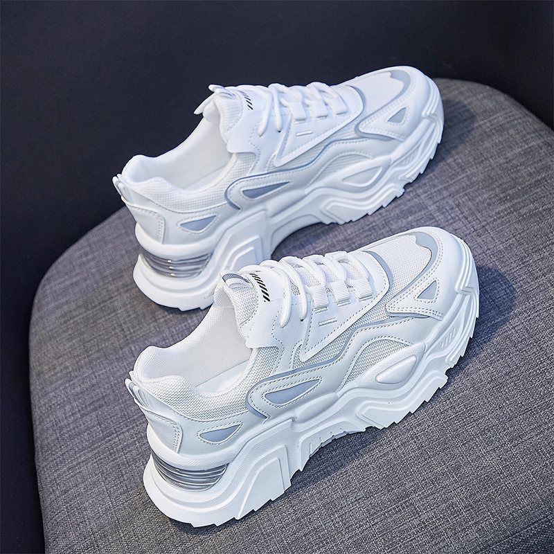 Damen Sportliche Chunky Sneakers mit atmungsaktiver Oberflächenstruktur Drune