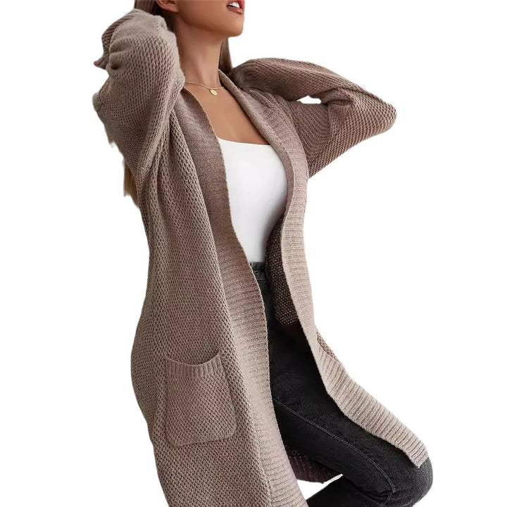 Damen Strickjacke mit offener Vorderseite und lässigem Schnitt Drune