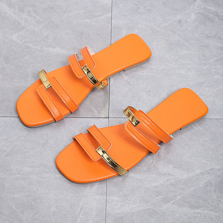 Damen elegante Sandalen mit modischem Riemen-Design Drune