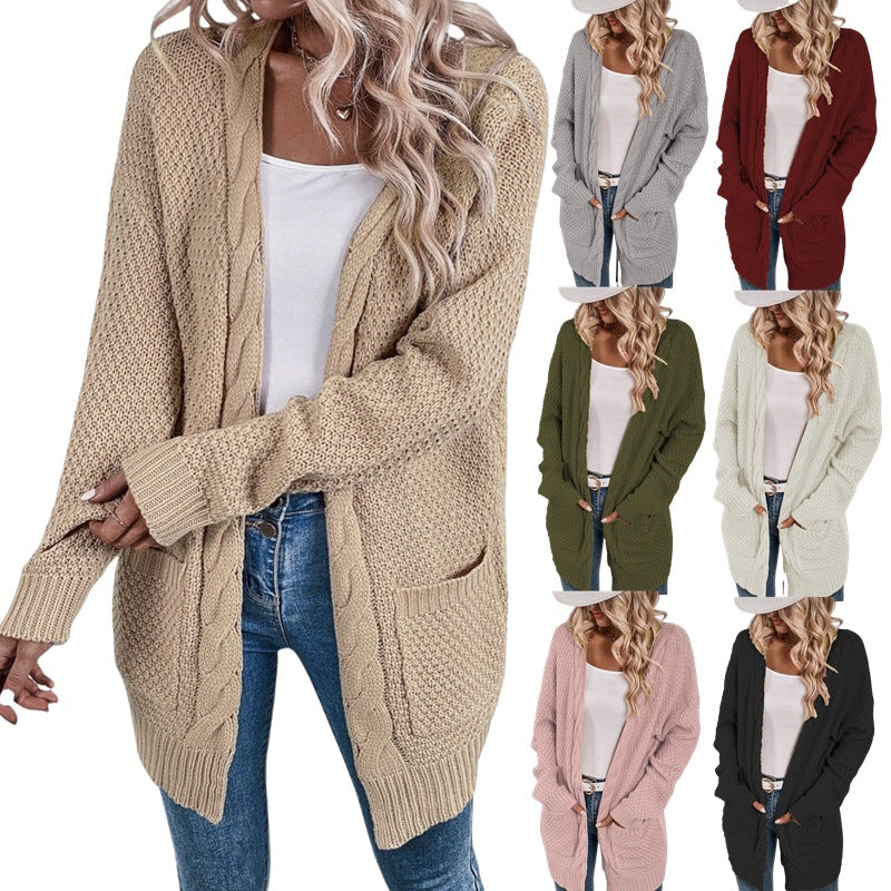 Damen Strickjacke mit lockerer Passform und praktischen Taschen Drune