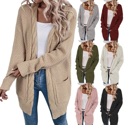 Damen Strickjacke mit lockerer Passform und praktischen Taschen Drune