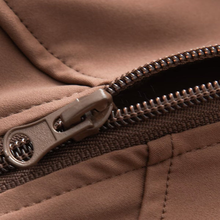 Damen Sportlicher Langarm-Unitard mit 1/2-Reißverschluss und körpernaher Passform Drune