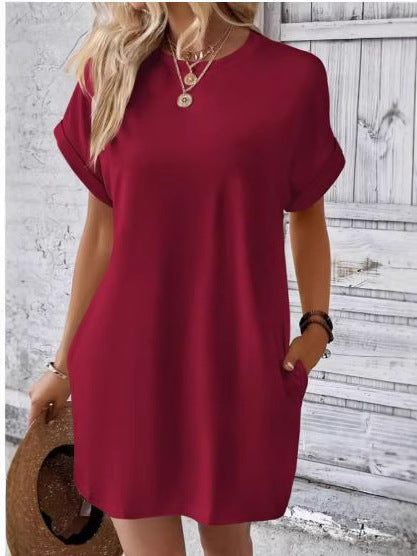 Damen Freizeitkleid mit praktischen Taschen und lässigem Schnitt Drune