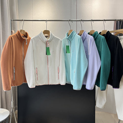 Damen weiche Fleecejacke mit praktischem Reißverschluss Drune