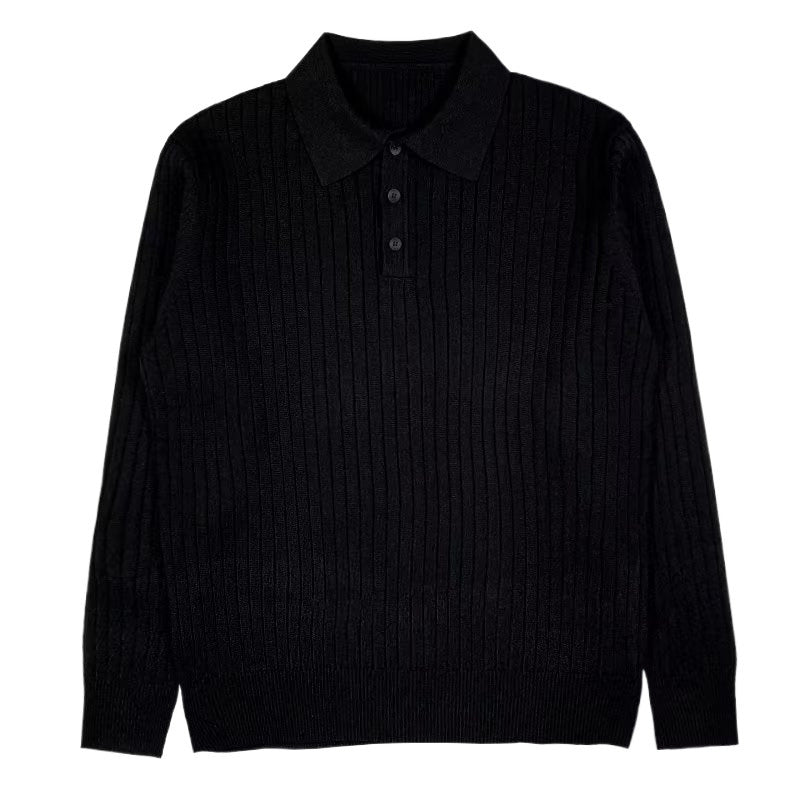 Herren Elegantes Feinstrick-Polohemd Drune