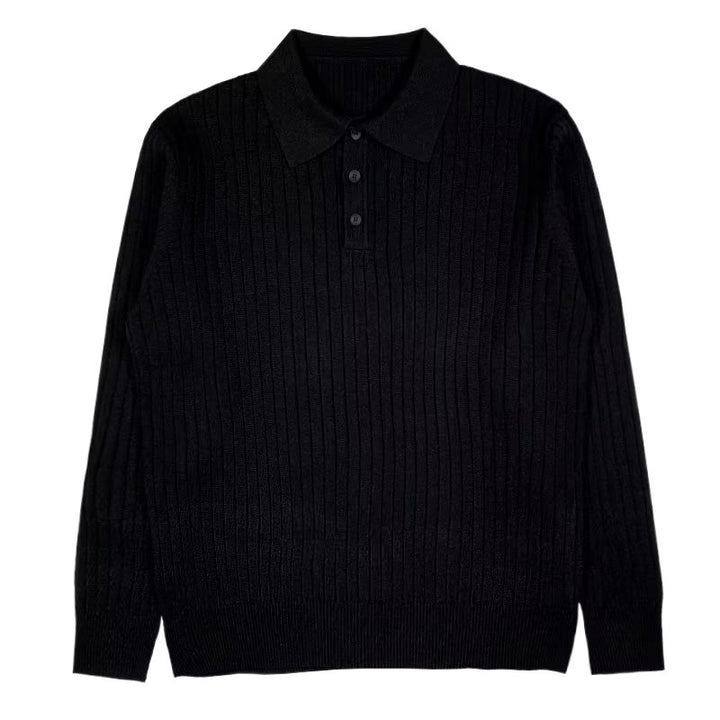 Herren Elegantes Feinstrick-Polohemd Drune