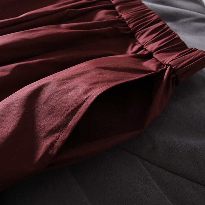 Damen Eleganter Maxirock mit weit geschnittenem Design Drune