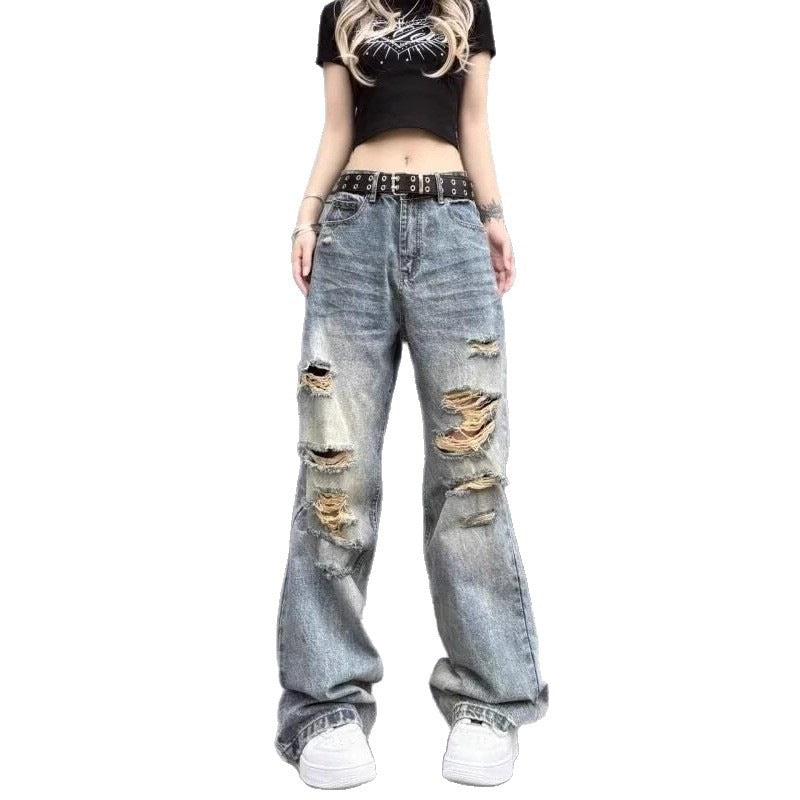 Damen Weitgeschnittene Jeans Drune