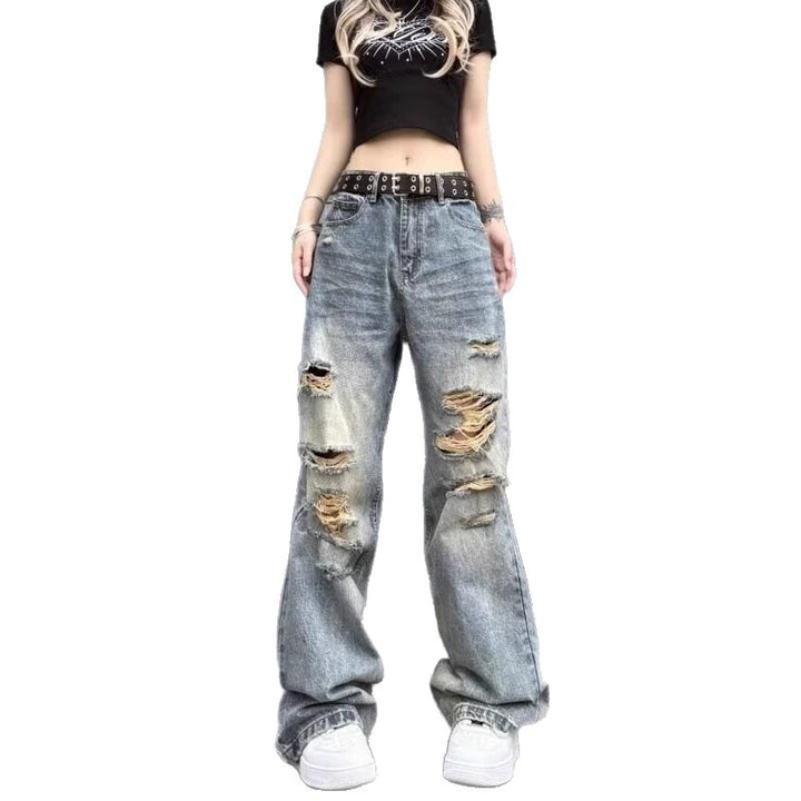 Damen Weitgeschnittene Jeans Drune
