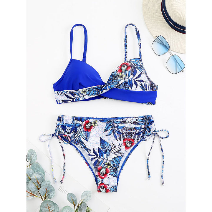 Damen Design-Bikini mit modernem Wickel-Detail Drune