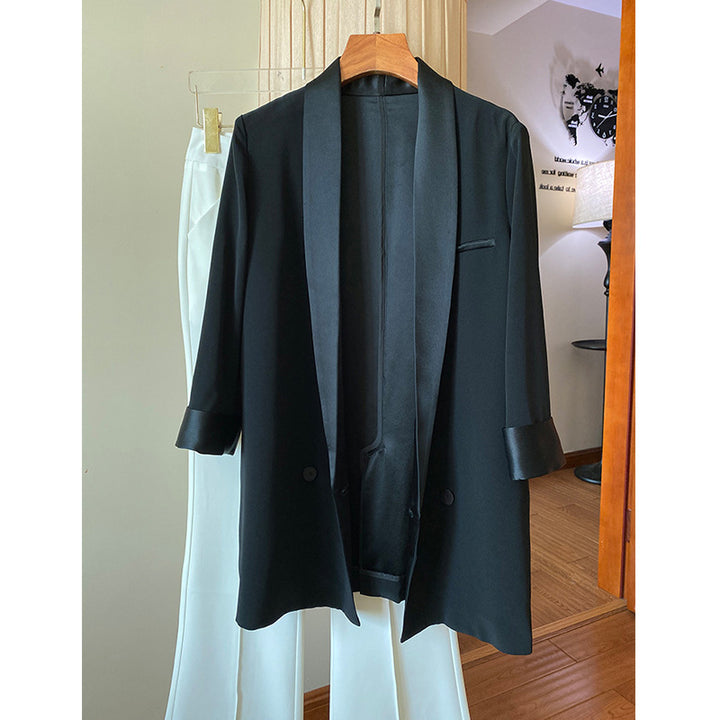 Damen Eleganter Smoking-Blazer Drune