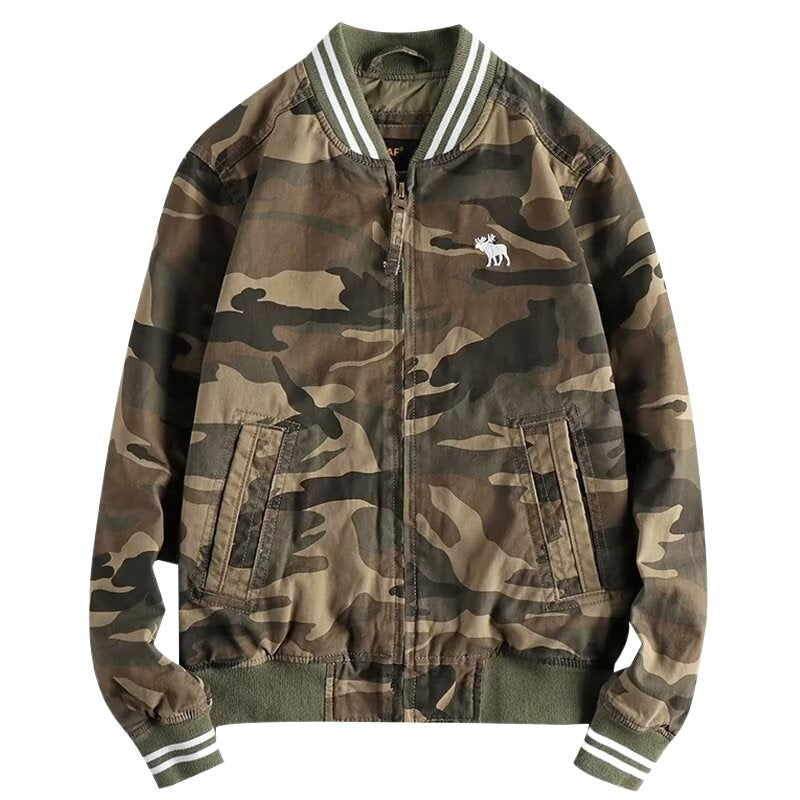 Herren Camouflage Bomberjacke Drune