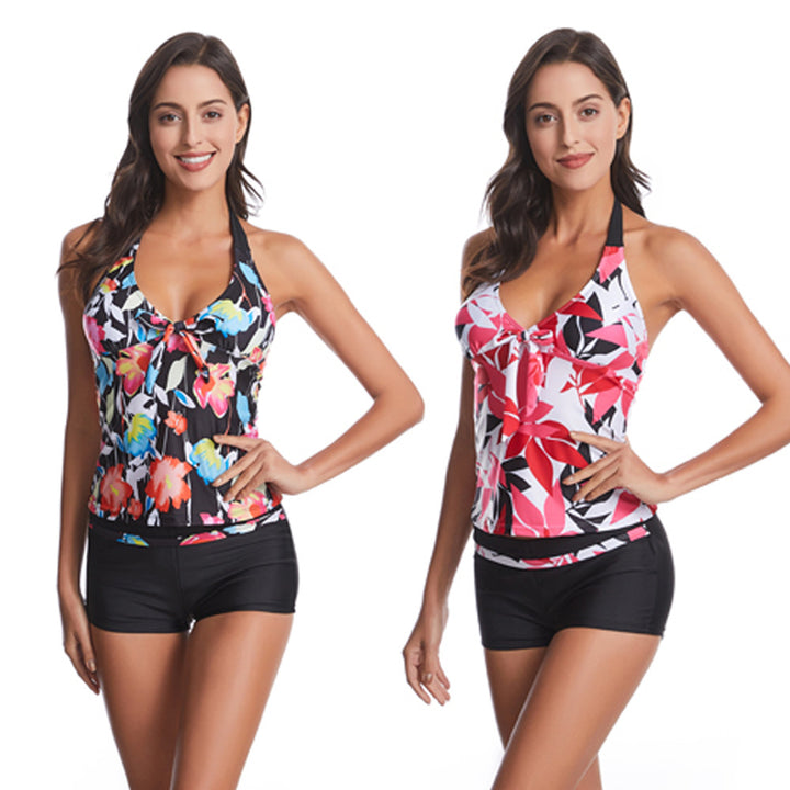 Damen Stylish Sport Tankini mit Shorts Drune