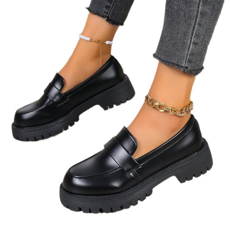 Damen Chunky Loafers mit rutschfester Profilsohle und elegantem Verschluss Drune