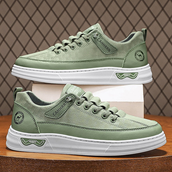 Herren Lässige Low-Top Sneaker mit geprägter Wabenstruktur und dämpfender Plateausohle Drune