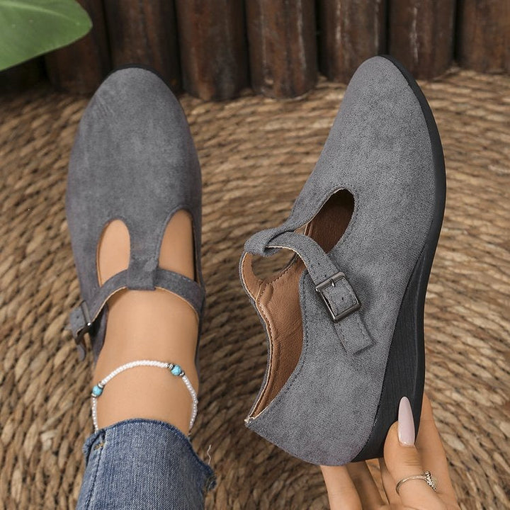 Damen modische und komfortable Ballerinas mit Glitzerelementen Drune