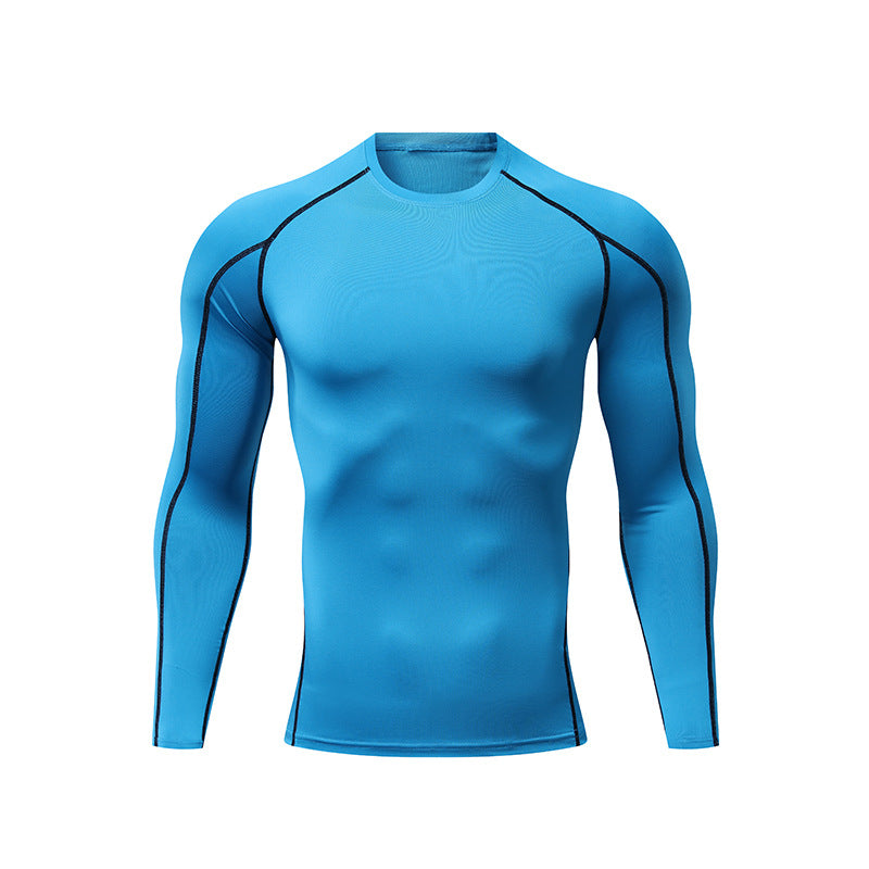 Herren Atmungsaktives Langarm Funktionsshirt