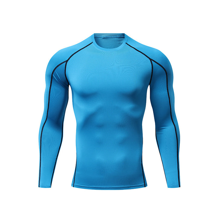 Herren Atmungsaktives Langarm Funktionsshirt