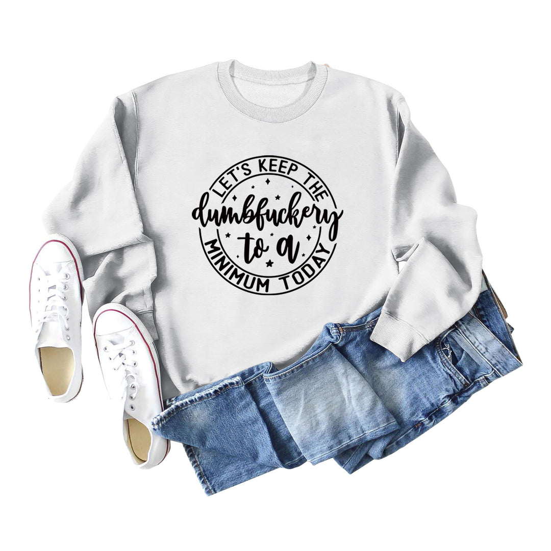 Damen grafisches Sweatshirt mit motivierendem Aufdruck Drune