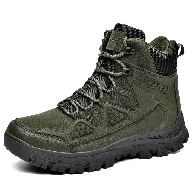 Herren Robuste Hochschnitt Wanderschuhe Drune