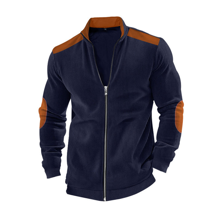 Herren Sportliche Jacke mit Reißverschluss und modischen Akzenten Drune