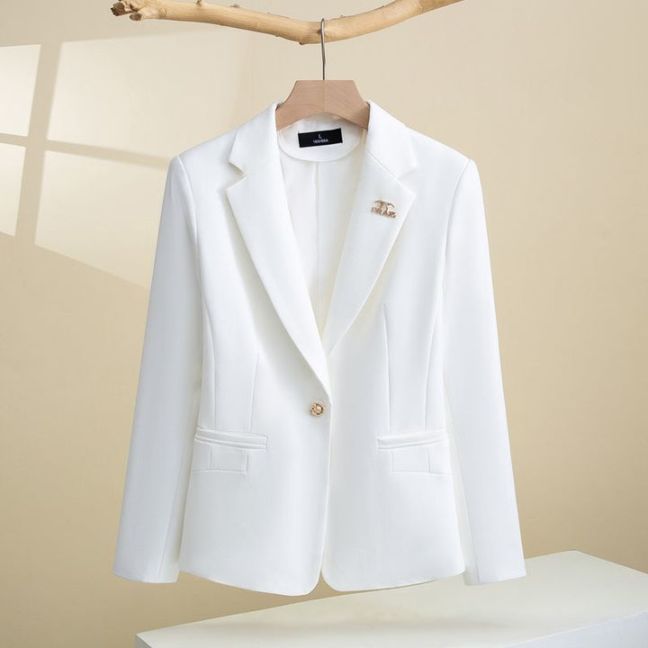 Damen Eleganter Blazer mit strukturiertem Design und schmaler Passform Drune