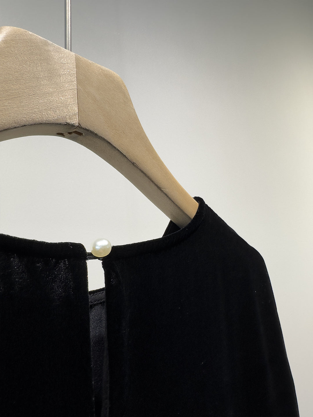 Damen Luxuriöses Velour Wickeloberteil Drune