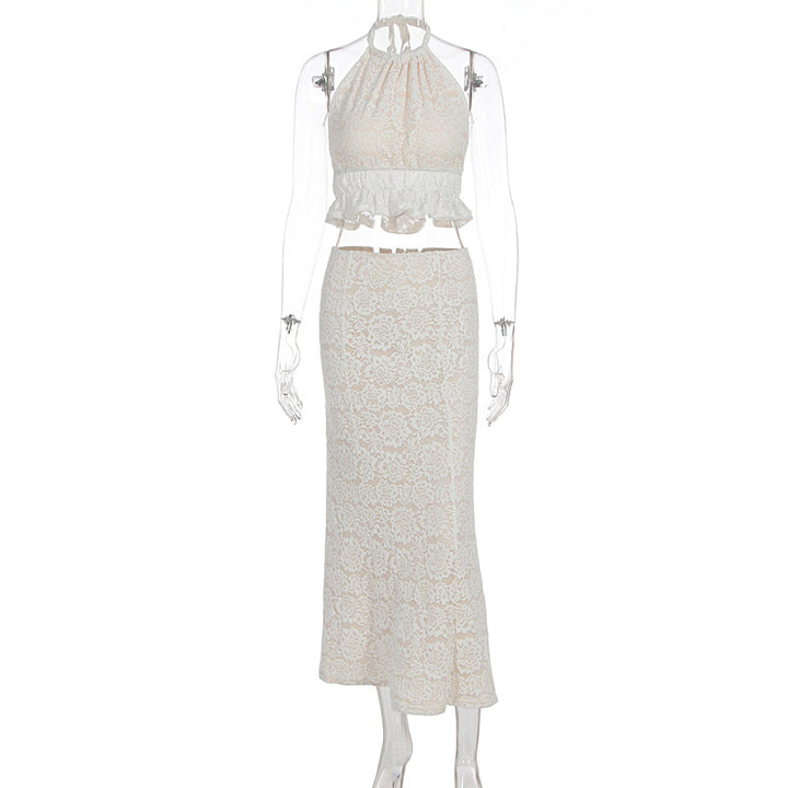 Damen Elegantes Spitzenkleid Drune